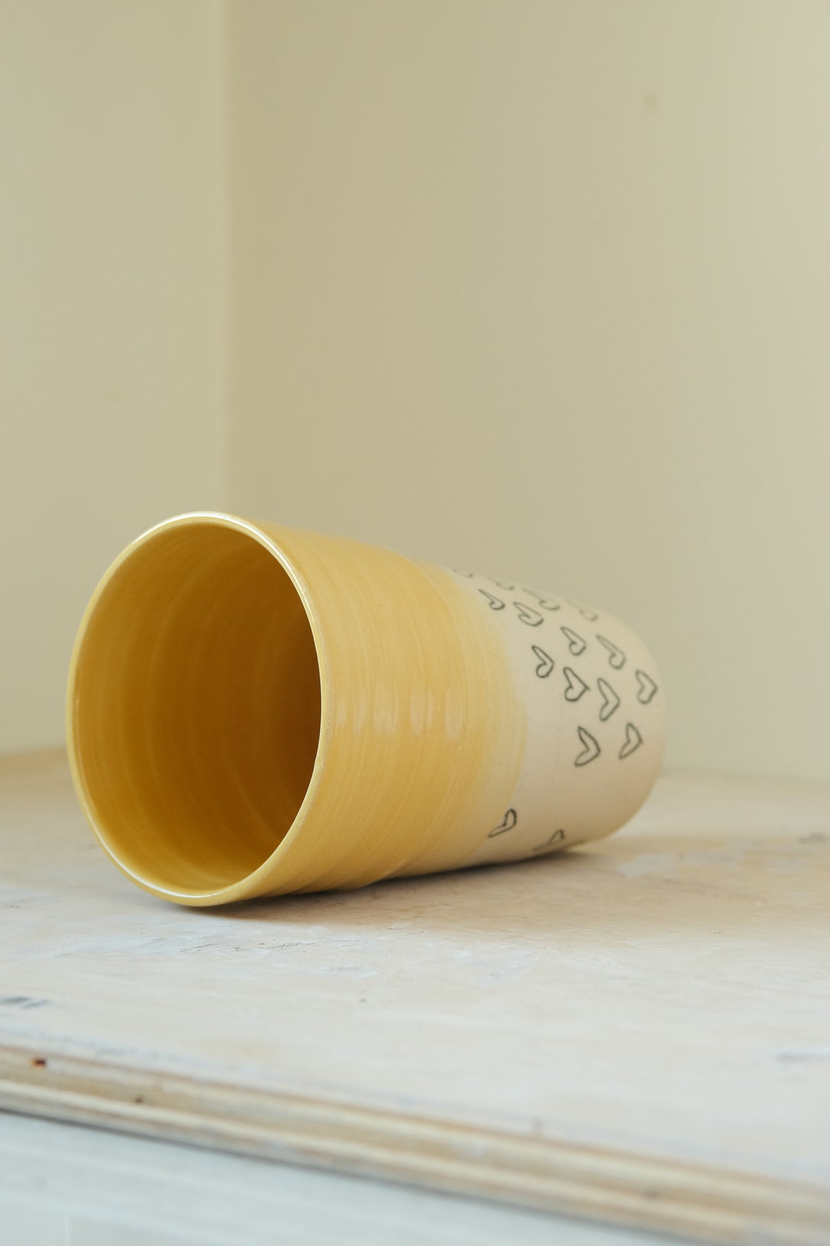 Heart Doodle Vase