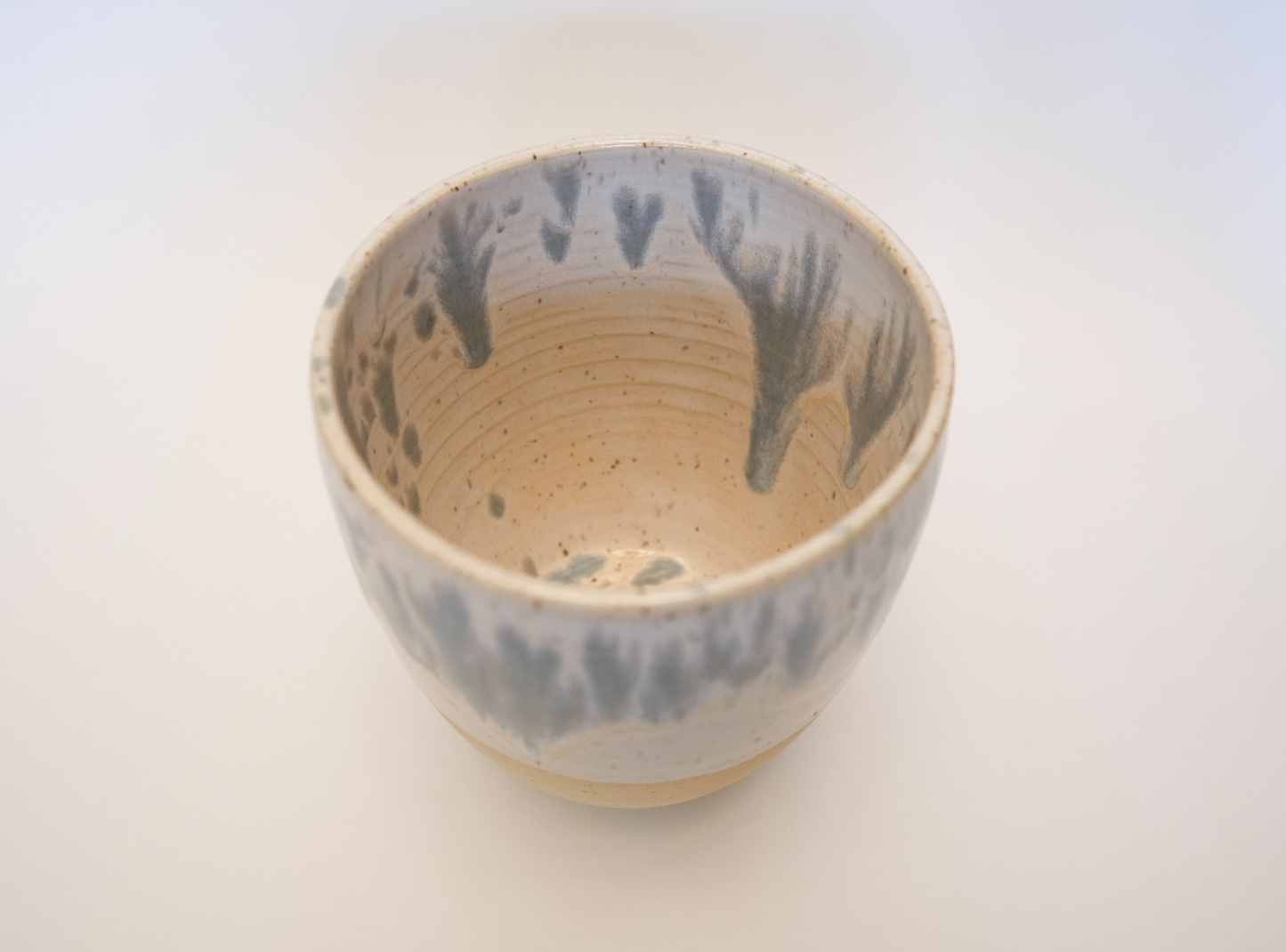 Blue Drippy Vase