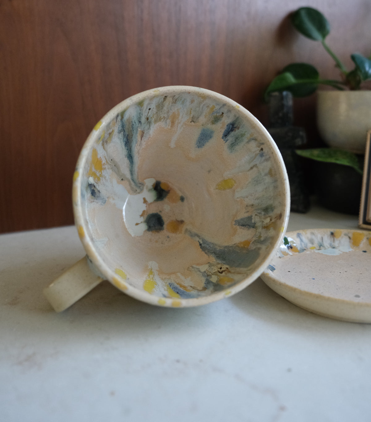 Doodle Flower Cup & Saucer