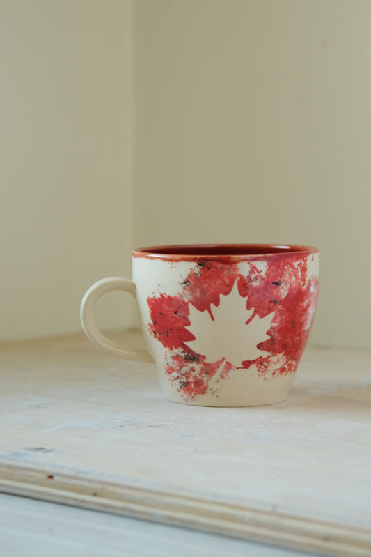 Abstract Leaf Mug 2