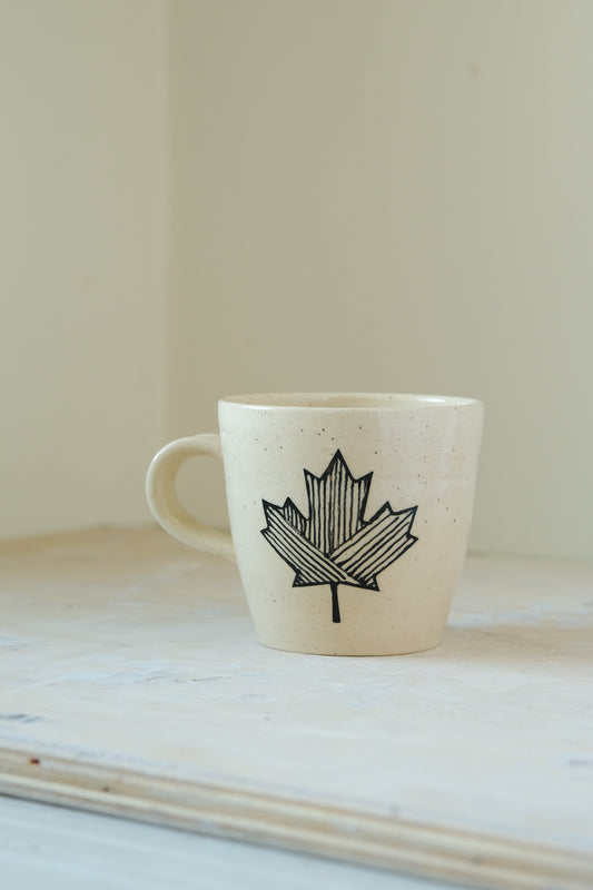 Line Leaf Mug