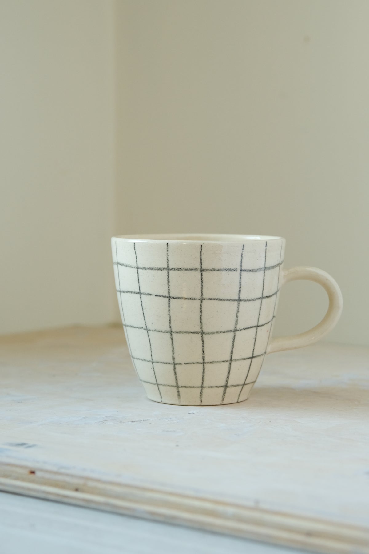 Grid Leaf Mug