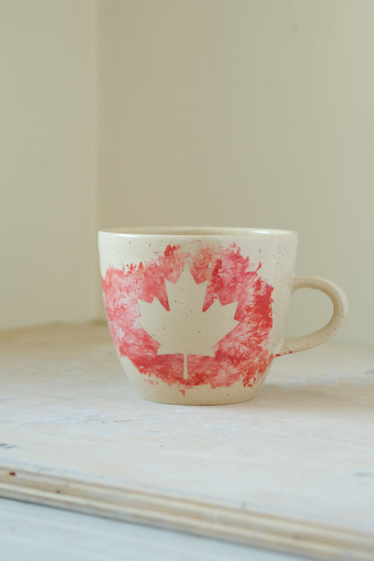 Abstract Leaf Mug 1