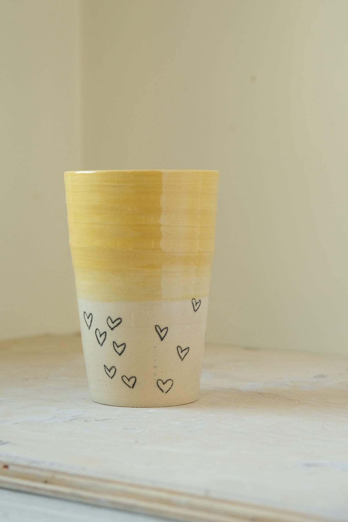 Heart Doodle Vase