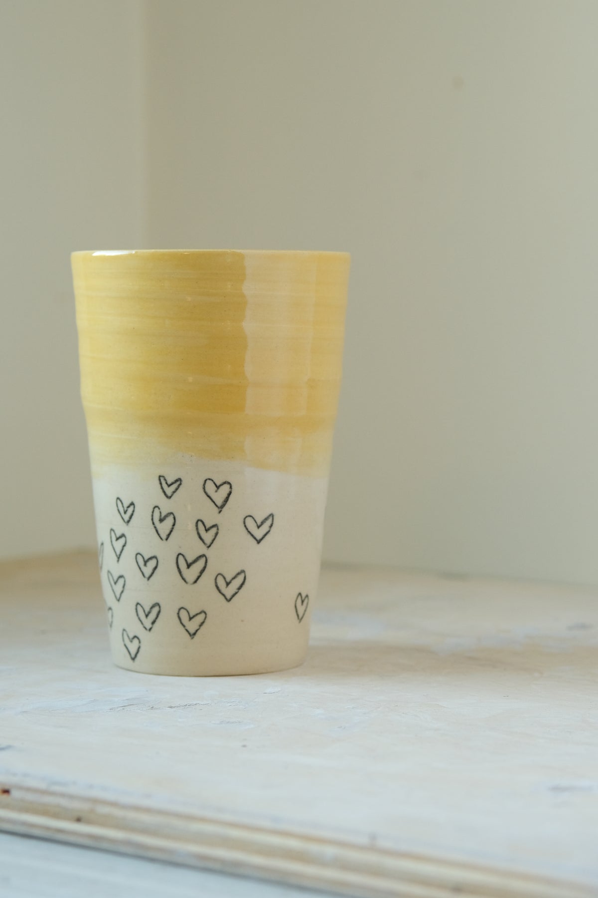 Heart Doodle Vase