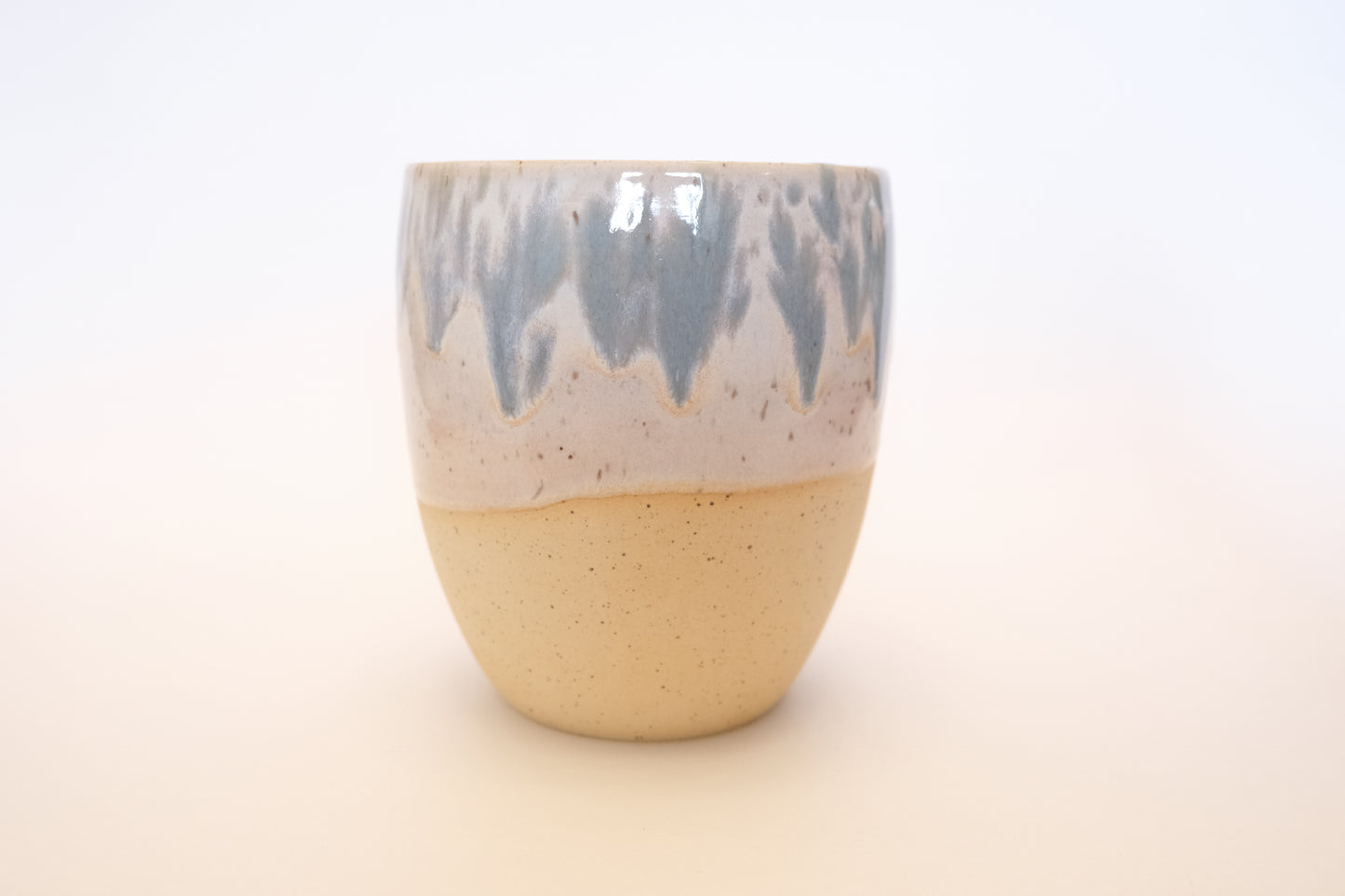Blue Drippy Vase