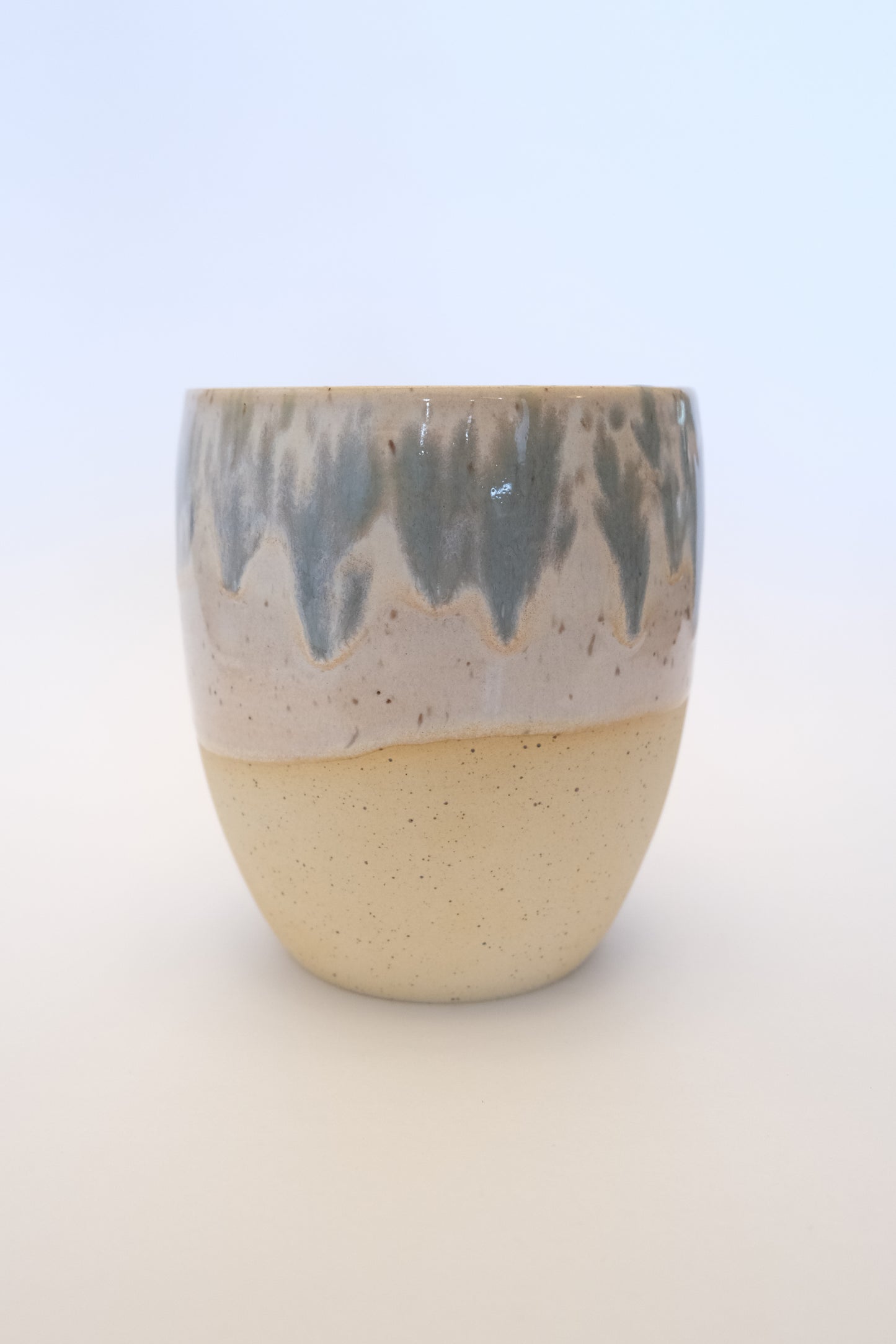 Blue Drippy Vase