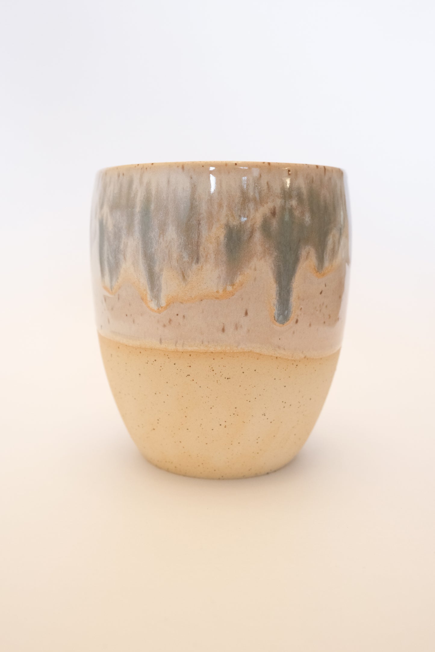 Blue Drippy Vase