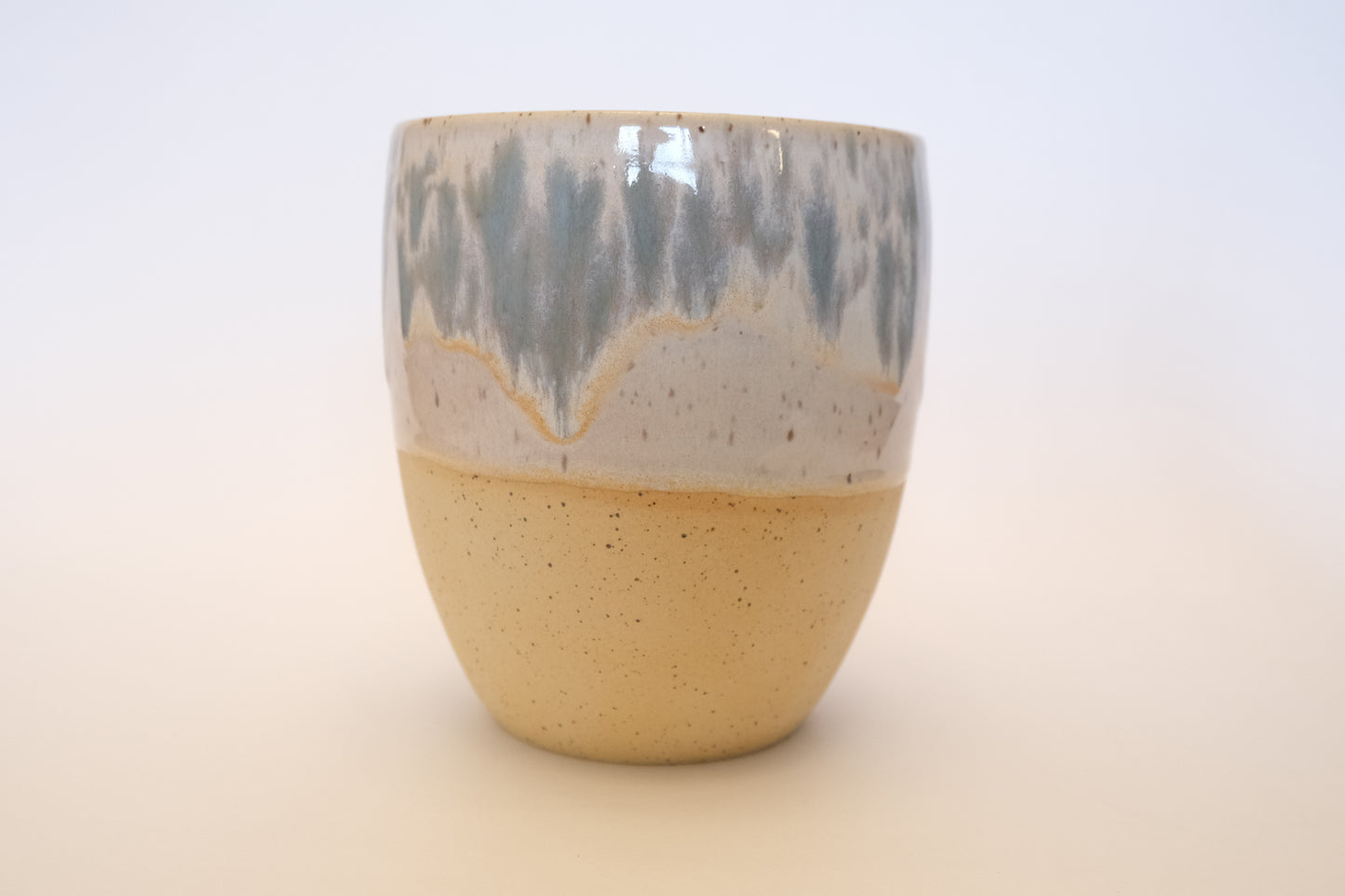 Blue Drippy Vase